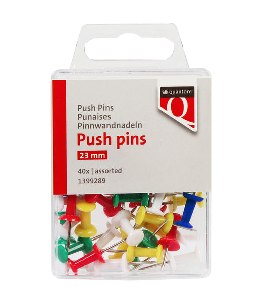 Pushpins Quantore assorti 40 stuks