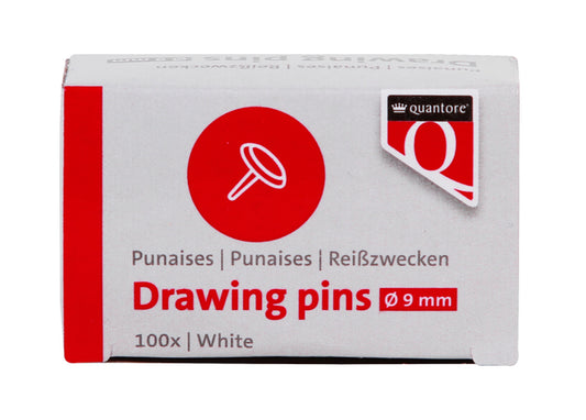 Quantore Punaises Wit, 100 stuks