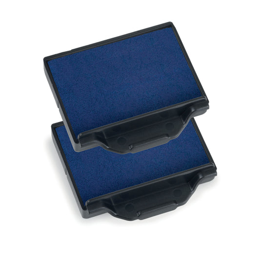 Blauw reserve inktkussen voor Trodat 6/50 series, 2 stuks