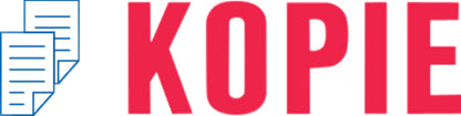 Trodat Printy 4912 Kantoor Tekststempel met 'KOPIE' in blauw-rood - 2