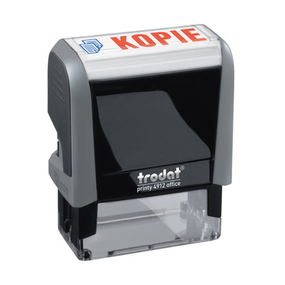 Trodat Printy 4912 Kantoor Tekststempel met 'KOPIE' in blauw-rood
