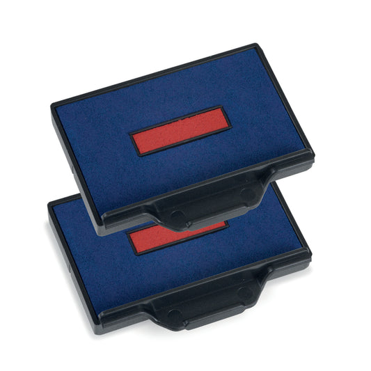 Stempelkussen Trodat 6/56/2 blauw/rood (2 stuks)
