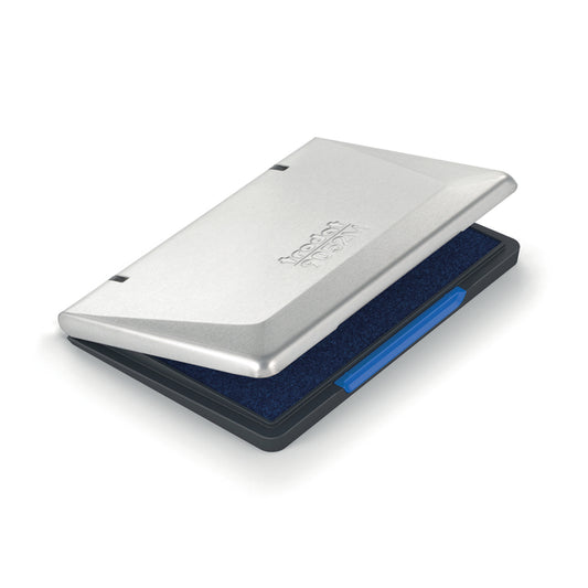Metalen handstempelkussen Trodat 9072M blauw 11x7 cm