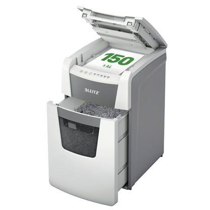 Leitz IQ Auto Office 150 papiervernietiger 4x28mm, automatische invoer - 2