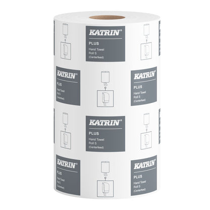 Katrin S handdoekrol 20.5cm x 100m, 1-laags zwart