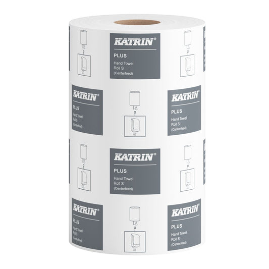 Katrin S handdoekrol 20.5cm x 100m, 1-laags zwart