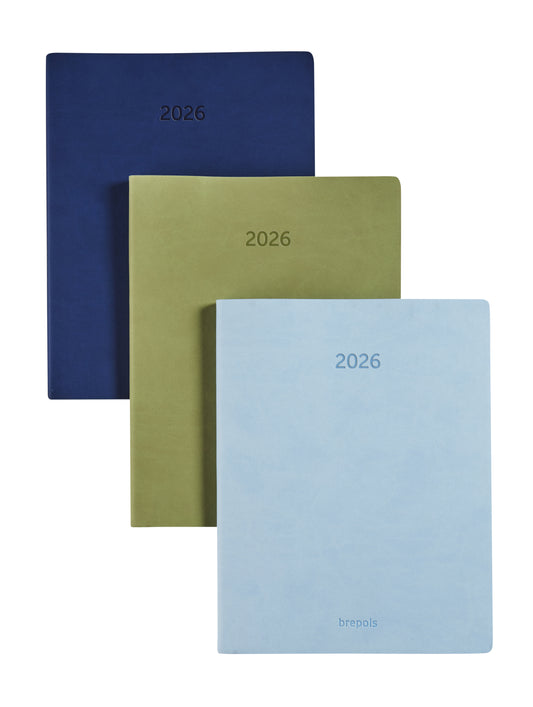 Agenda 2025 Brepols Timing Colora, 7 dagen, 2-pagina’s, A5, assorti kleuren