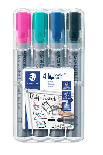Staedtler 356 Flipover Viltstift Rond 2mm Assorti