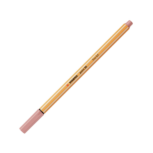 Fineliner STABILO point 88/28 F Donkerblush, 0,4mm