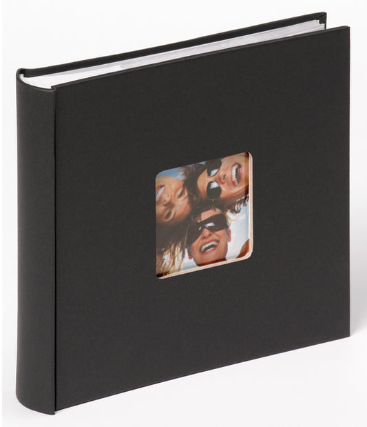 Walther Fun Fotoalbum 22x24 cm Zwart, 200 foto’s