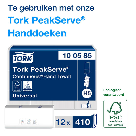 Tork PeakServe Mini Zwart Handdoekdispenser 552558