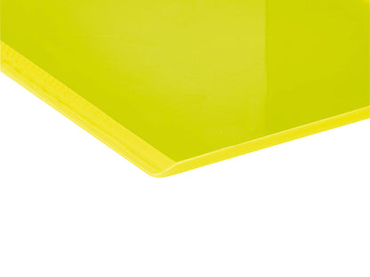 Maul acryl boekensteun neon geel 10x10x13cm - 4
