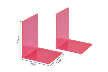 Acryl Boekensteun MAUL, 10x10x13cm, neon rood - 2