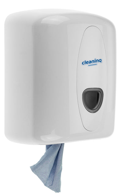 Cleaninq centrefeed poetsroldispenser wit voor midi rollen