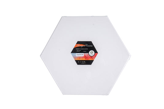 Canvas Conda Hexagon 30 cm katoen, gebleekt