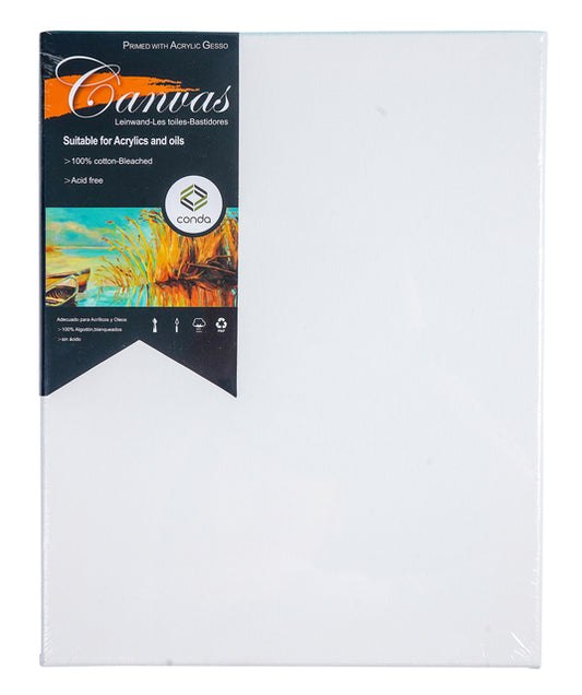 Canvas Conda 24x30 cm Gebleekt Katoen