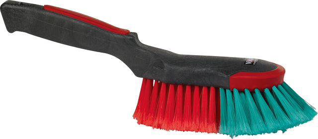 Vikan ergonomische handborstel 32 cm, rubber stootrand