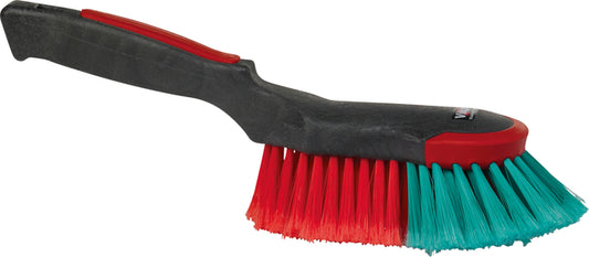 Vikan ergonomische handborstel 32 cm, rubber stootrand