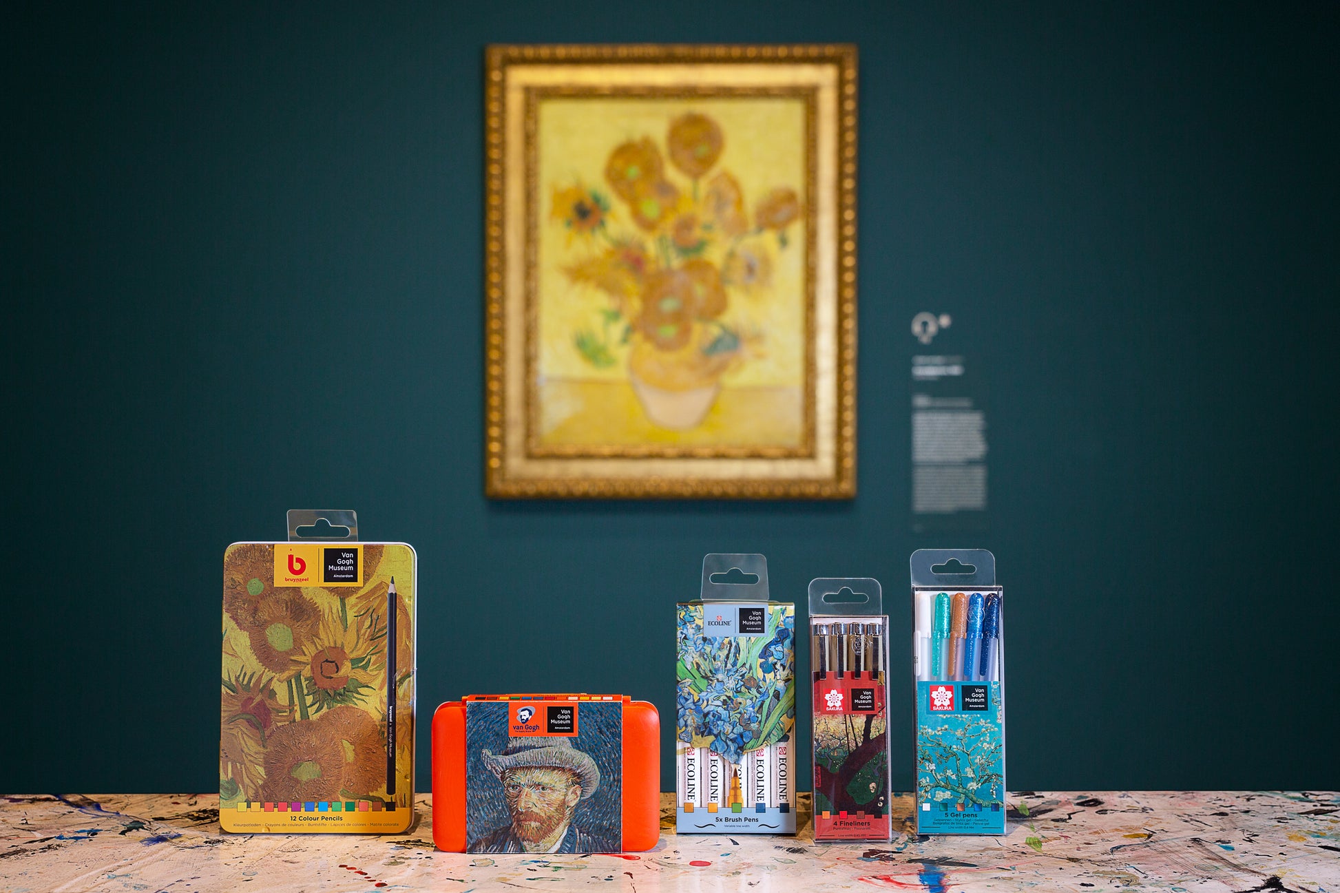 Van Gogh Aquarelverfset 12 Kleuren geïnspireerd op Van Gogh - 3