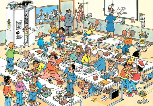 Jan van Haasteren Junior Het Klaslokaal Puzzel 360 Stukjes