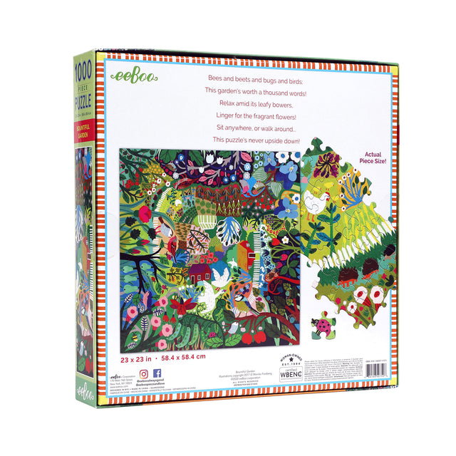 Eeboo Bountiful Garden Puzzel 1000 Stukjes - 2