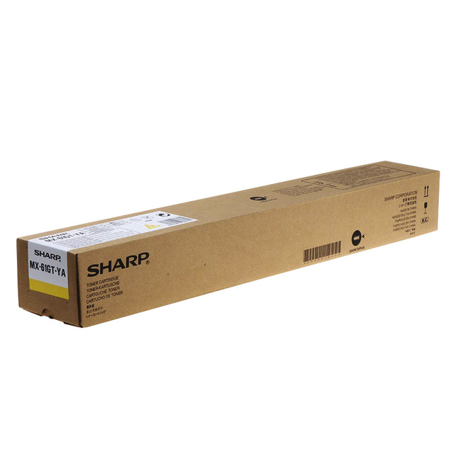 Sharp MX-61GTYA Geel Tonercartridge