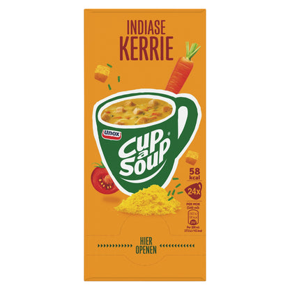 Unox Indiase Kerrie Cup-a-Soup 140ml - Kruidige soep in zak
