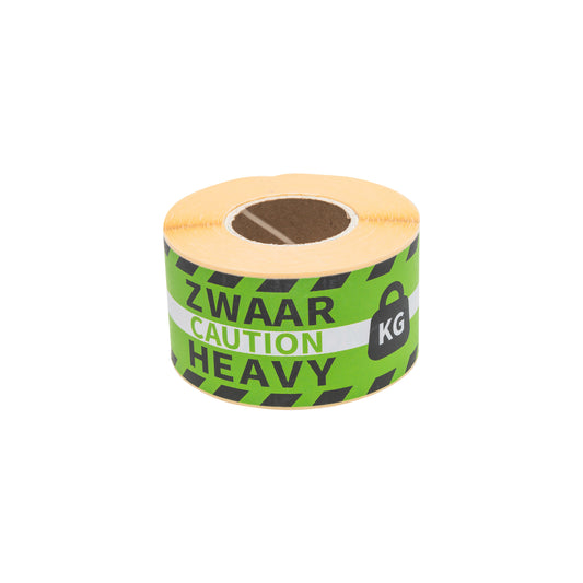 Rillprint heavy etiketten 46x125mm groen, rol met 250 stuks