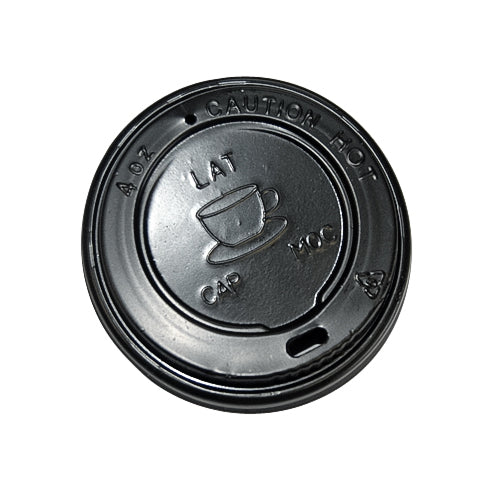Bekerdeksel IEZZY D 63mm zwart, wegwerp