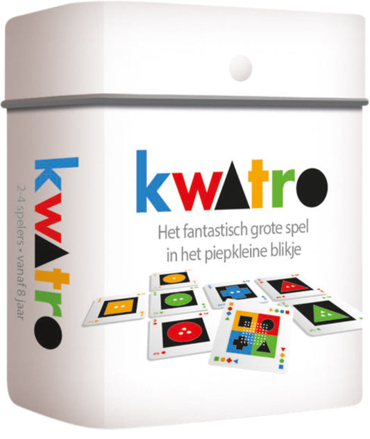 Kaartspel Kwatro met 66 kaarten voor strategisch spel