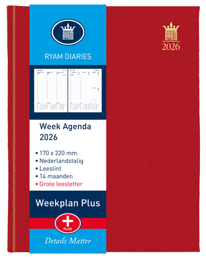 Agenda 2025 Ryam Weekplan groot letter 7d/2p - 3