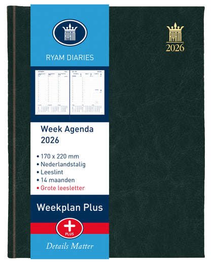 Agenda 2025 Ryam Weekplan groot letter 7d/2p - 4
