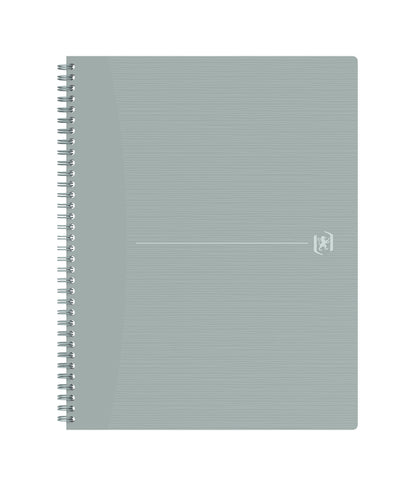 Spiraalblok Oxf Origin A4+ gelijnd 70 vel 80 g grijs