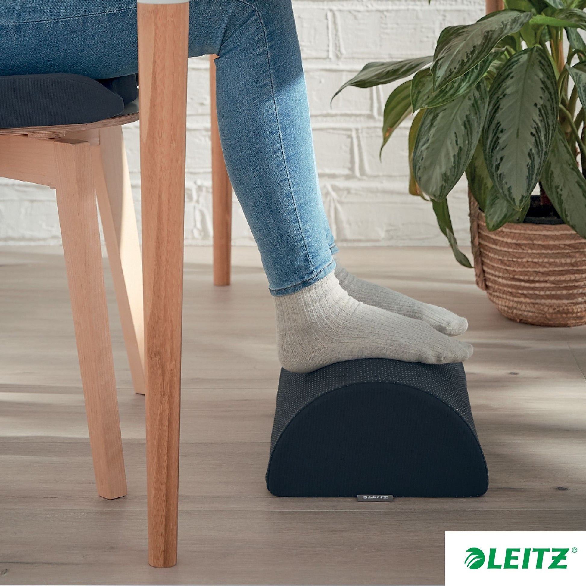 Leitz Ergo Cosy ergonomische voetensteun, grijs, verstelbaar