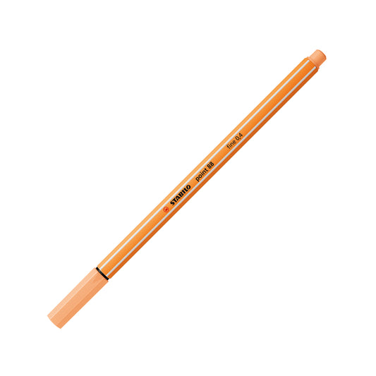 Fineliner STABILO point 88 F pastel oranje