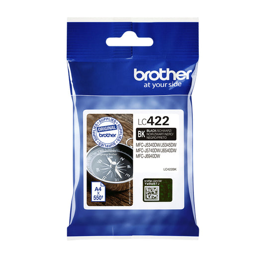 Brother LC-422BK Zwart Inktcartridge 550 pagina’s