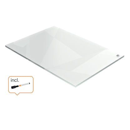 Nobo Transparant Acryl Notitiebord A4, randloos en herbruikbaar - 2
