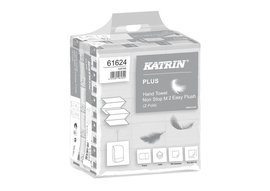 Katrin Plus Z-vouw 2-laags Wegwerphanddoek 20.3x24cm