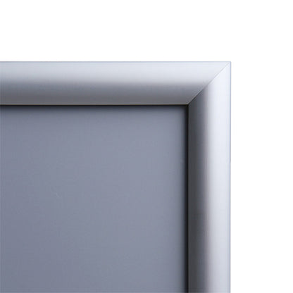 Quantore A5 kliklijst 25mm, zilver met ontspiegelde folie - 2
