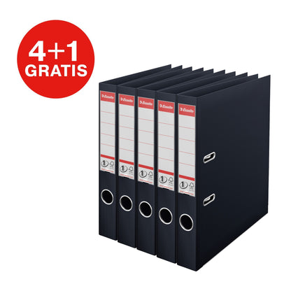 Ordner Esselte Vivida No.1 multipack 50mm A4 - 5 zwart - 2