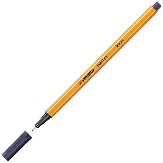 Stabilo Point 88 Fineliner 0,4mm Payne's Grijs