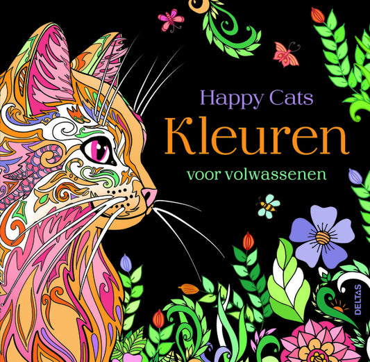 Kleurboek Deltas Happy Cats 60 pagina’s