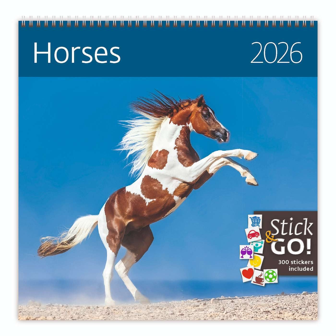 Kalender 2025 30x30cm Paarden