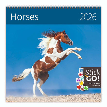Kalender 2025 30x30cm Paarden