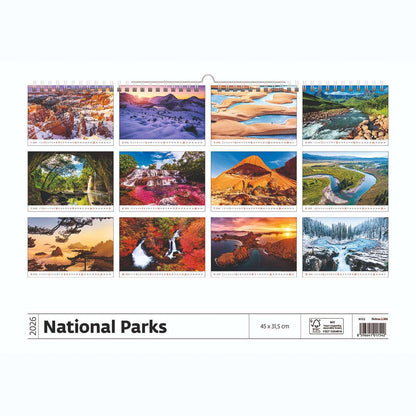 Kalender 2025 31.5x45cm Nationale Parken - 2