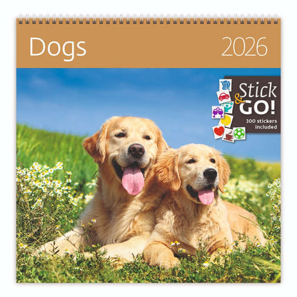 Kalender 2025 30x30cm Honden