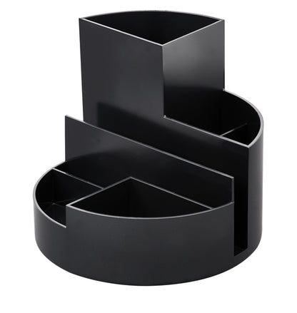Pennenkoker MAUL Roundbox recycled 6 vaks zwart