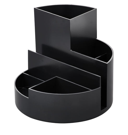 Pennenkoker MAUL Roundbox recycled 6 vaks zwart