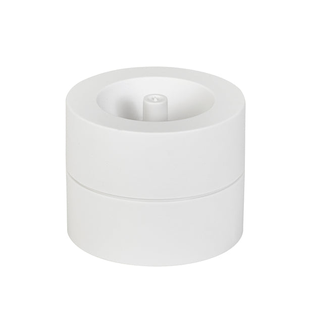 Maulpro witte papercliphouder met magneet en 15 paperclips