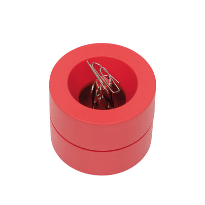 Papercliphouder MAULpro recycled Ø73x60mm rood - 2